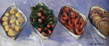 Hors D Oeuvre Impresionistas Gustave Caillebotte bodegones Pinturas al óleo